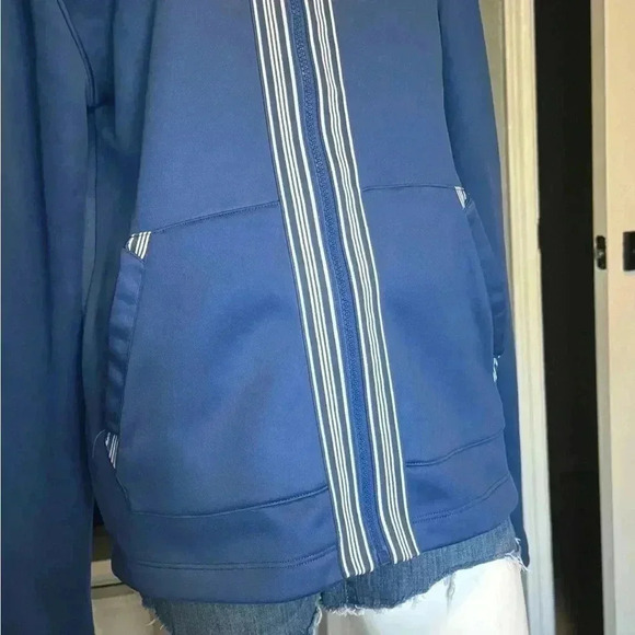 Michael Kors Track Jacket Men’s Size Medium Royal Blue Full Zip Up Hooded Size M - Picture 7 of 11